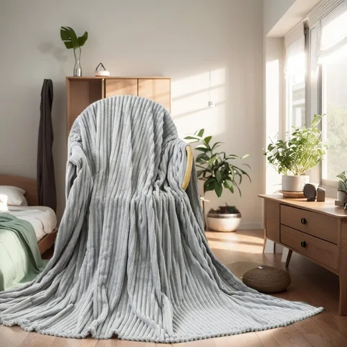 Miniatura 38 de Manta colorida de tamaño Queen - Manta ligera de primera calidad, antiestática, suave, acogedora y cálida, manta de franela de felpa para hija
