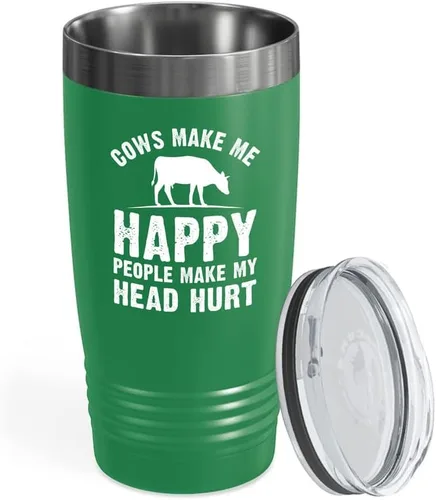 Miniatura 4 de Dairy Farmer - Vaso vikingo negro de 20 onzas – I Plan My Social Life – Farmhouse Country Boy Girl Tractor Flower Valley Backyard Cluck Hens Barn