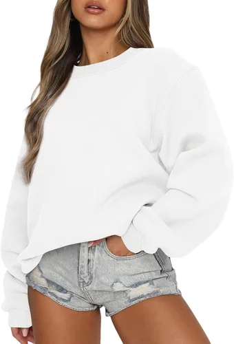 Miniatura 91 de EFAN Sudaderas de gran tamaño con cuello redondo Y2K para mujer, sudaderas con capucha para otoño, moda 2025, ropa para adolescentes y niñas, lindo