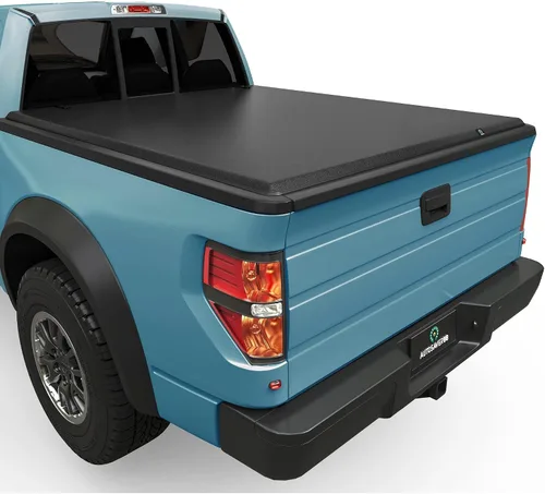 Miniatura 13 de AUTOSAVER88 Cubierta Tonneau suave de cuatro pliegues para caja de camioneta compatible con Ford F-150 F150 2015-2026 (excepto serie Raptor) caja