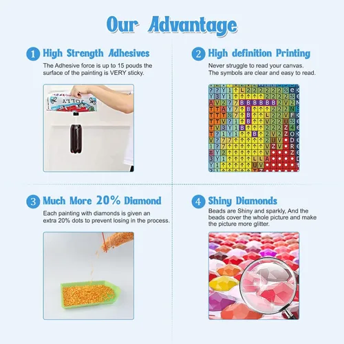 Miniatura 4 de NAIMOER Kits de pintura de diamante de dragón para adultos, kits de pintura de diamante de dragón 5D para adultos y niños, arte de diamantes