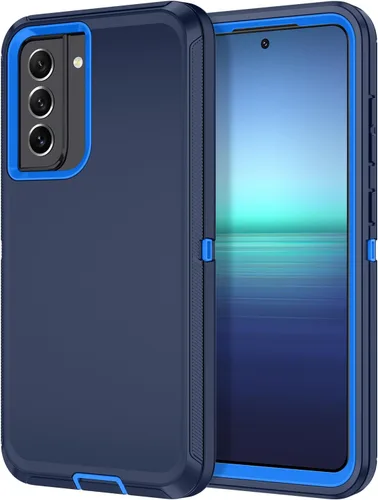Miniatura 62 de I-HONVA para Samsung Galaxy S21 FE 5G, Funda Resistente a Golpes, Polvo y Caídas de 3 Capas, Protección Completa del Cuerpo
