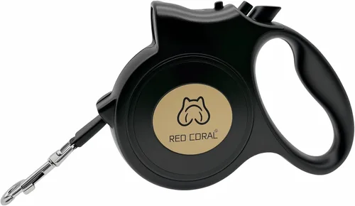 Miniatura 7 de Correa retráctil con luz LED para perros pequeños a medianos, extensible de 16 pies para paseos nocturnos seguros (negro)