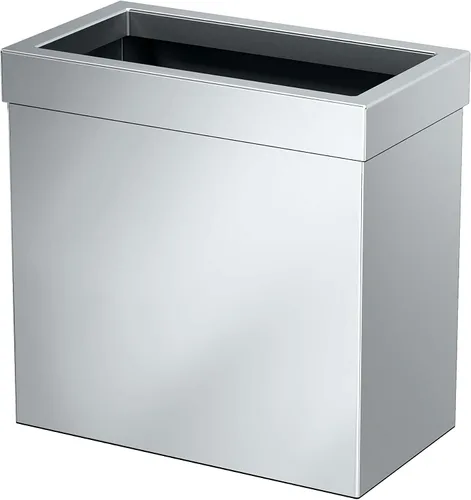 Miniatura 17 de Gatco Cubo de basura rectangular moderno, latón cepillado, cubo de basura de acero inoxidable con tapa extraíble, a prueba de fugas, capacidad de 3