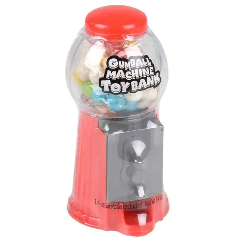 Miniatura 6 de Paquete de 2 mini máquina de chicles de 5 pulgadas sin dispensador de goma de mascar de plástico para caramelo, máquina expendedora de caramelos