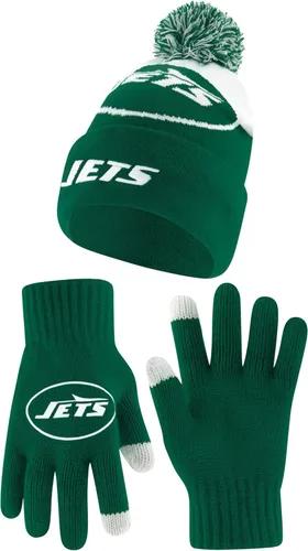 Miniatura 44 de Ultra Game Adults NFL Official Super Soft Winter Beanie Knit Hat With Warm Touch Screen Gloves Color del equipo 2