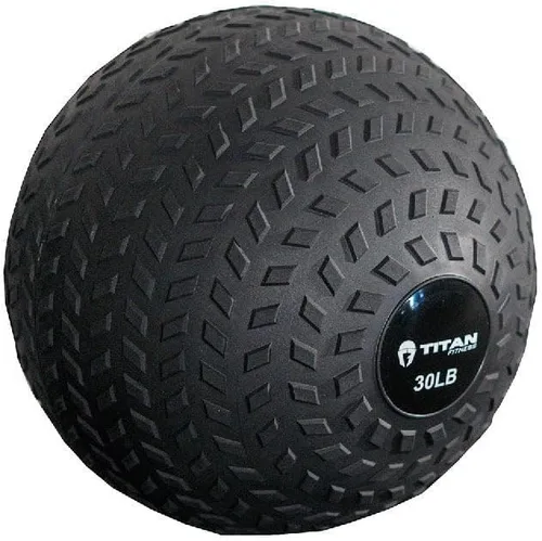 Miniatura 10 de Titan Fitness pelota de caucho Tread Slam, rebote muerto, peso para el entrenamiento - lanzar, atrapar, golpear, girar