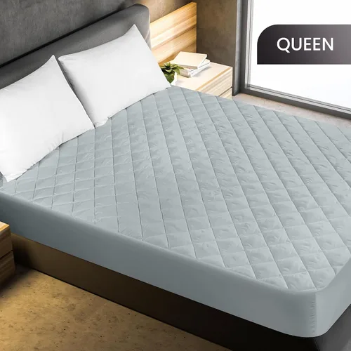 Miniatura 2 de Utopia Bedding - Cubrecolchón acolchado ajustado, protector y cubierta de colchón elástico con bolsillo profundo que se estira hasta 16 pulgadas