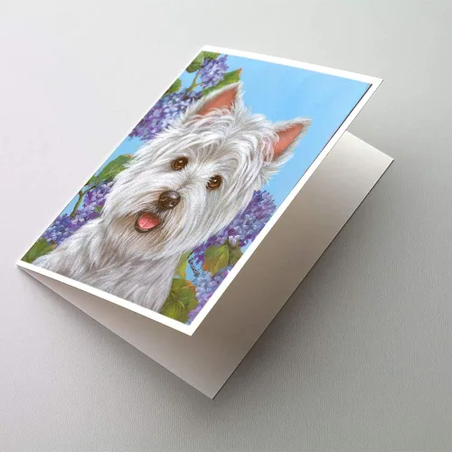 Miniatura 115 de Caroline's Treasures PPP3013GCA7P - Tarjetas de felicitación y sobres para mascotas de Basset Hound Teacher, paquete de 8 tarjetas en blanco