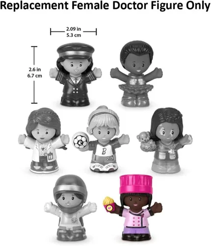 Miniatura 2 de Pieza de repuesto para Fisher-Price Little People Playset – Figura de repuesto para chef/panadero ~ Inspirado en Barbie You Can Be Anything