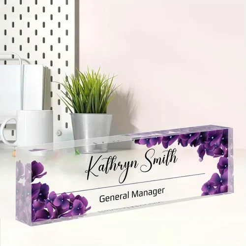 Miniatura 7 de Placa de nombre personalizada, placa de nombre personalizada para oficina, accesorio de escritorio de acrílico, regalos para compañeros de trabajo