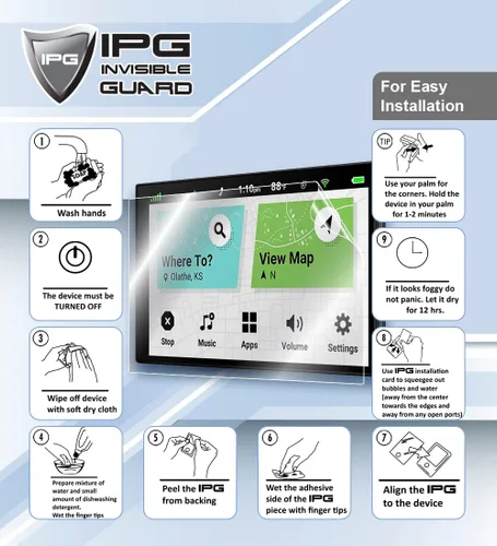 Miniatura 5 de IPG ProActive - Protector de pantalla de dureza compatible con Ymaha Tenere 700 T700 XTZ 700 XTZ 700 Cluster Speedometer Display Hydrogel (delgado)