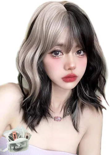 MGRANDE Peluca de línea premium 【 Active Top Stylist Produc】 Juego de 6 artículos de línea de color interior peluca original de mujer semi-larga