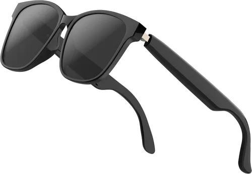 Miniatura 10 de Gafas de sol inteligentes con audio Bluetooth con altavoces, protección UV400, lentes de bloqueo de luz azul para hombres y mujeres Qy-pro5