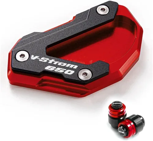 Miniatura 6 de Para Suzuki para V-Strom 650/XT para VSTROM 650 para DL650 Accesorios Soporte lateral con placa de soporte ampliada y placa de soporte de cubierta