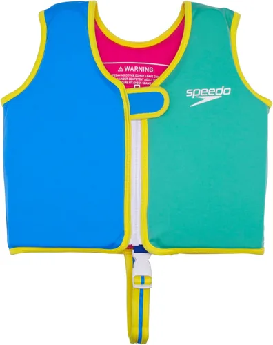 Speedo Kids Chaleco Salvavidas Clásico para Aprender a Nadar UPF 50 Azul Bondi/Verde falso