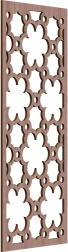 Miniatura 15 de Ekena Millwork WALW14X35X0250STGRO Southgate - Paneles de pared decorativos de madera con calado, 13 3/8 pulgadas de ancho x 34 3/8 pulgadas de rojo