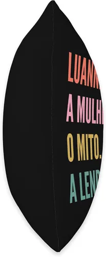 Miniatura 2 de Funny Portuguese First Name Design - Luanne Throw Pillow