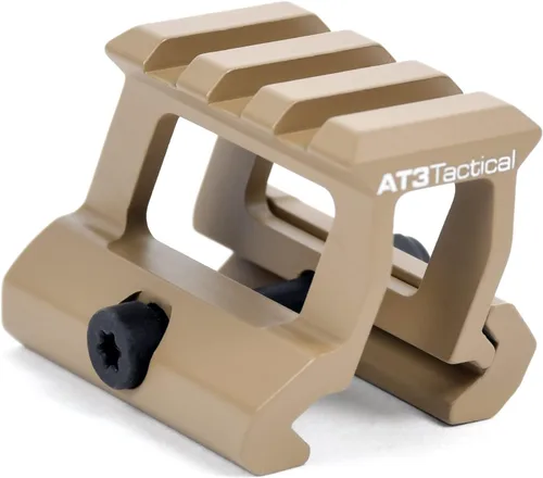 AT3 Tactical PRO-Mount Montura elevadora de punto rojo -.83 o 1 pulgada de altura - para mira de punto rojo RD-50 y miras reflex Picatinny