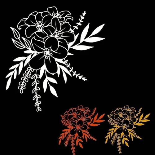 Miniatura 7 de Troqueles de flores para hacer tarjetas, troqueles de metal, plantillas de corte de flores, plantillas de corte de flores, álbum de recortes, álbum