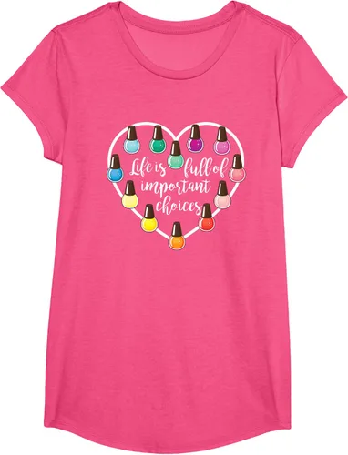 Miniatura 18 de Life Is Full Of Important Choices - Camiseta de regalo para esmalte de uñas