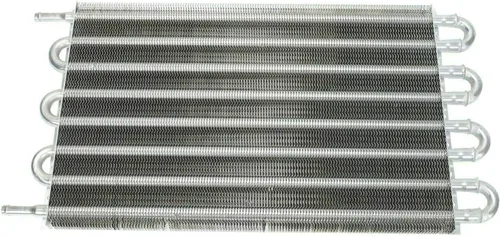 Miniatura 3 de MAGQOO Enfriador de Transmisión de Tubo y Aletas de 8 Filas de Alto Rendimiento Kit de Enfriador de Aceite de Aluminio con Ventilador