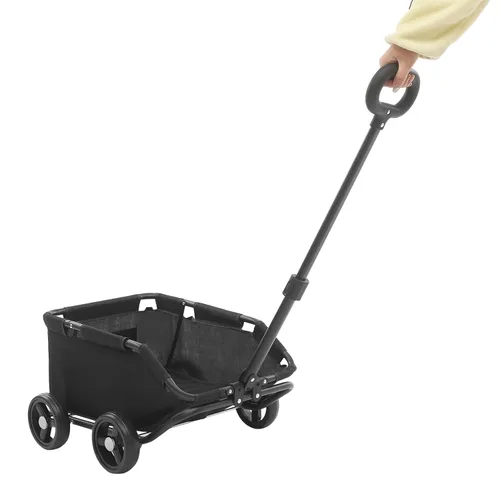 Miniatura 7 de Cochecito para perros, carrito plegable portátil para perros con 4 ruedas, cochecito para mascotas para perros pequeños, gatos de hasta 16.53