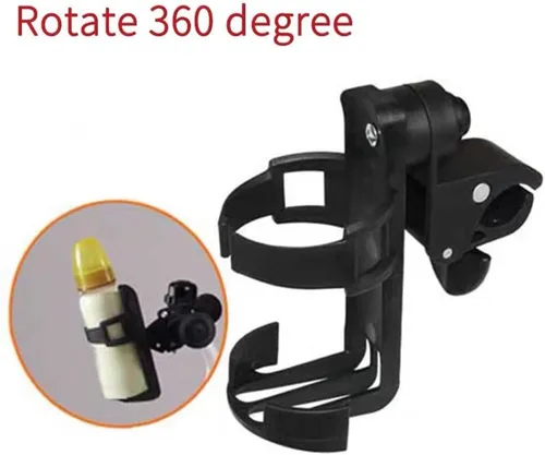 Miniatura 6 de Portavasos para scooter, soporte para botella de bicicleta con rotación de 360 grados, accesorios antideslizantes de desmontaje rápido, soporte