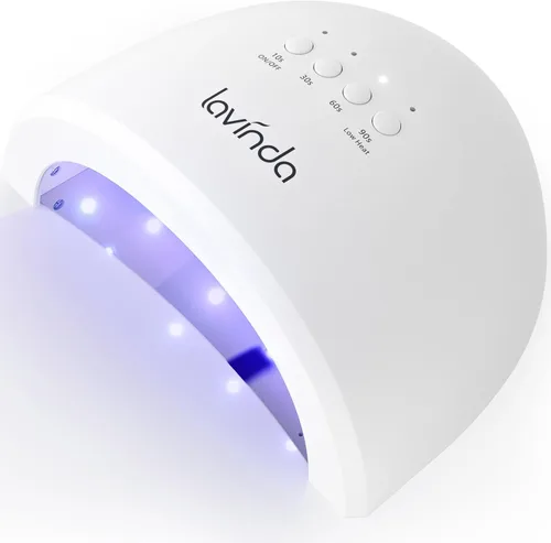 Miniatura 10 de Lámpara de uñas UV LED Lavinda, luz UV de 54W para esmalte de gel acrílico, lámpara de gel profesional con sensor automático, secador de uñas
