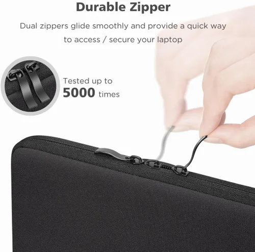 Miniatura 4 de NIDOO Funda protectora para laptop de 15 a 16 pulgadas para MacBook Pro M4 M3 M2 de 15 pulgadas Surface Book 3 2/15.6 pulgadas, Lenovo Yoga 7i