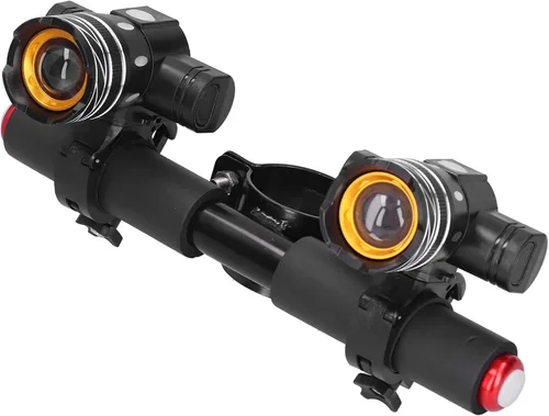 Miniatura 2 de Faros delanteros para manillar de scooter, luces de bicicleta recargables por USB, kit de luz de tercer engranaje para scooter