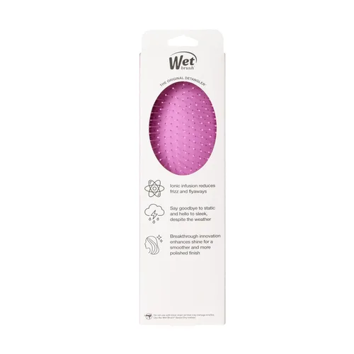 Miniatura 10 de Wet Brush Cepillo desenredante sin encrespamiento con tecnología iónica, negro, proporciona control de encrespamiento, reduce la estática y suaviza