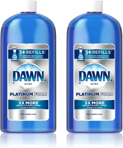 Miniatura 6 de Dawn Platinum - Espuma de limpieza para platos, kit de bomba y recarga de jabón para platos con aroma fresco a Rapids