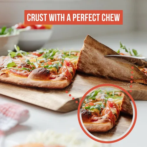 Miniatura 5 de Chef Pomodoro Pizza de acero para horno de 13 pulgadas 1/4 de pulgada de espesor, acero para hornear para horno, parrilla, pan de masa madre, piedra