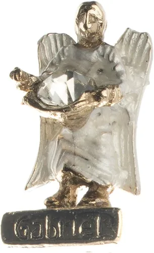 Miniatura 2 de Juego de figuras de ángel de 1 pulgada (1.0 in) con mini estatua de cristal, protección semanal