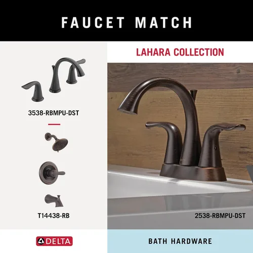Miniatura 6 de Delta Faucet - Accesorios de baño 73818-RB Lahara 45.7 cm/18" Toallero de baño, Toallero Barra Bronce veneciano