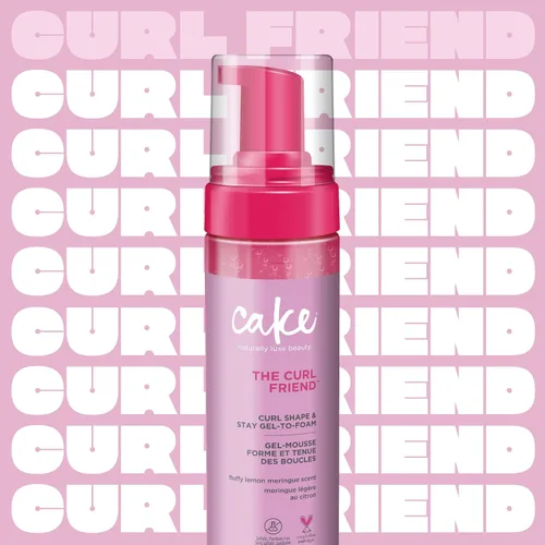 Miniatura 2 de Cake Beauty - Moldeador de rizos de gel a espuma, The Curl Friend – Gel definidor de rizos de alta sujeción, protección para el encrespamiento