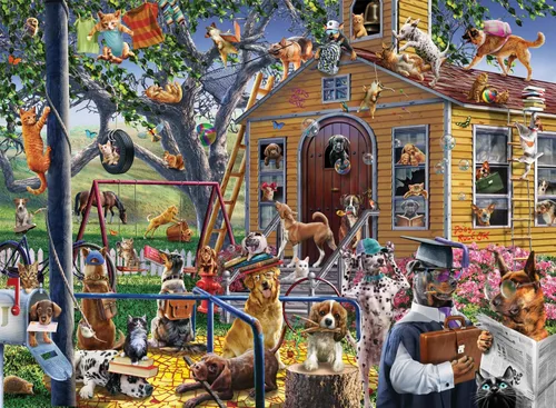 Miniatura 8 de Anatolian Puzzle - Perritos en el dormitorio, rompecabezas de 1000 piezas, #1143