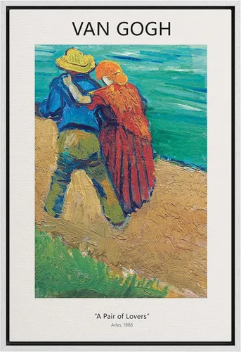 Miniatura 28 de SIGNWIN Lienzo enmarcado para pared, diseño de Vincent Van Gogh, un par de amantes, naturaleza, ilustraciones de área silvestre, bellas artes