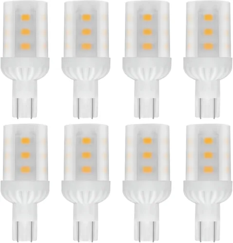 Cheopha Bombillas LED T10 T5 con base de cuña de 12 V, 921, 3 W, reemplazo de lámpara halógena de 30 W para paisaje, exterior, camino, escalón,