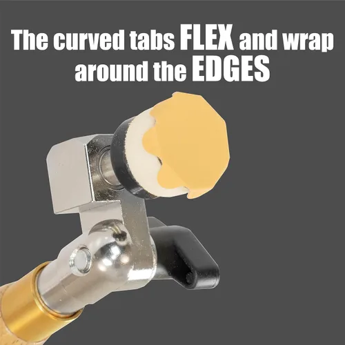 Miniatura 4 de Keystone Flex Edge Gold - Discos de lijado de gancho y bucle de 1 pulgada, papel de arena ondulado para lijadoras de cuencos y accesorios de lijado