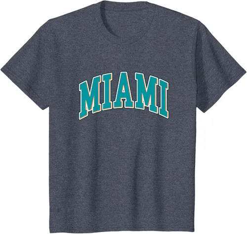 Miniatura 50 de Miami - Hometown Pride - Diseño retro - Camiseta clásica