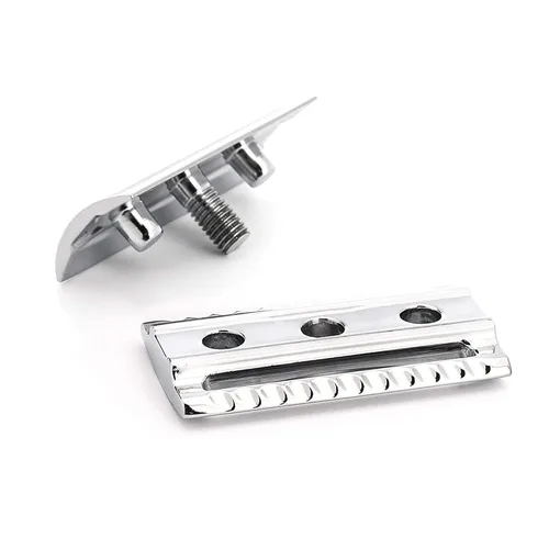 Miniatura 2 de MÜHLE Maquinilla de afeitar de seguridad tradicional R89 de doble filo (peine cerrado) Perfecta para uso diario Afeitado cerrado y suave