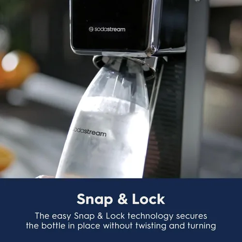 Miniatura 6 de SodaStream - Máquina de agua con gas ART PAQUETE DE VALOR Sistema de CO2 CQC Incluye 2 cilindros de CO2, 2 botellas aptas para lavavajillas