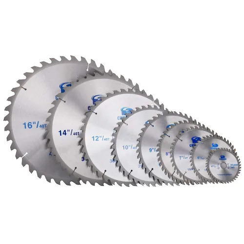 Miniatura 6 de Hoja de sierra circular con punta de carburo de 10 pulgadas y 40 dientes para cortar madera dura y blanda con eje de 1 pulgada