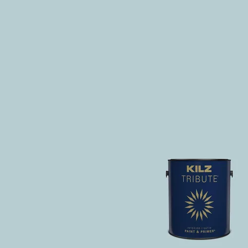 Miniatura 92 de KILZ TRIBUTE Pintura e imprimación, para interiores, semibrillante, Vintage Indigo, 1 galón Índigo Victoria