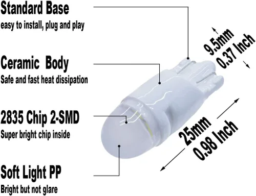 Miniatura 2 de Yoper Kit de luz LED azul hielo para Ford F-150 250 350 Mustang Taurus Chevy Silverado Avalanche Impala Tahoe Trailblazer Dodge Ram Charger GMC