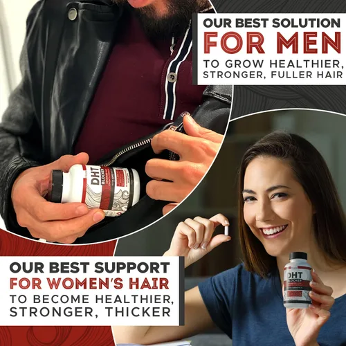 Miniatura 6 de DHT Blocker Suplemento para el Crecimiento del Cabello - Biotina de Alta Potencia y Saw Palmetto para el Recrecimiento del Cabello - Tratamientos