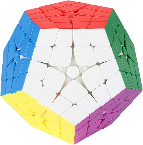 Miniatura 7 de Willking Qiyi Megaminx Cubo esculpido sin calcomanías 3x3 Pentagonal Dodecaedro Speed Cube Puzzle Toy (versión Qiheng S)