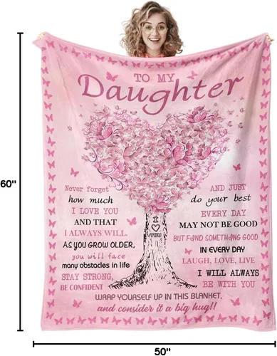 Miniatura 8 de Quilazy Regalos para hija de mamá papá, regalo para hija, regalos de cumpleaños de Navidad para hija adulta, para niñas adultas, día de la madre